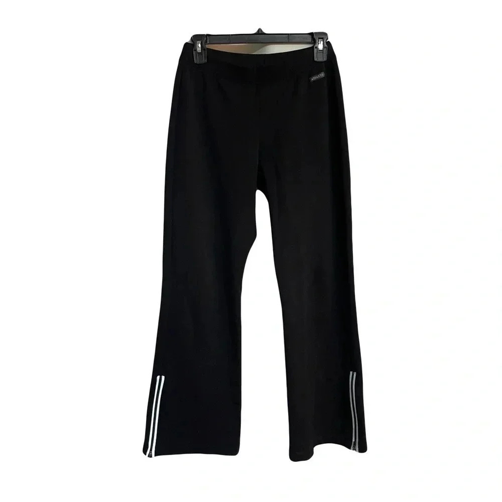 Athleta women’s black wide leg leggings size small